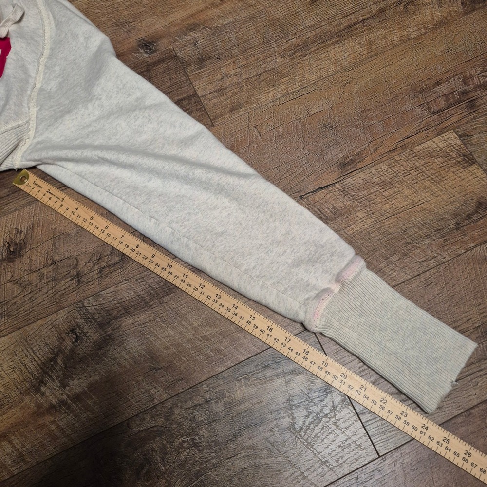 Philadelphia Phillies Hoodie Jacket Mitchell & Ness Cooperstown Mens L Cream MLB - Picture 8 of 12